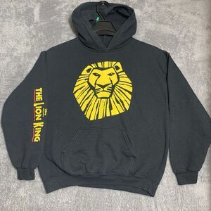 Disney Lion‎ King Hoodie Broadway Musical Sweatshirt Logo Graphic Novelty M